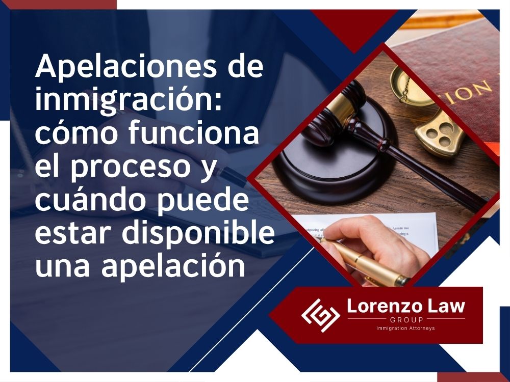 Immigration Appeal Lawyer - Apelaciones de inmigración_ cómo funciona el proceso y cuándo puede estar disponible una apelación - Lorenzo Law Group